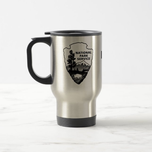 Mug De Voyage Le service de parcs nationaux mène la résistance (Gauche)