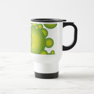 Mug De Voyage Le style années 70 vert