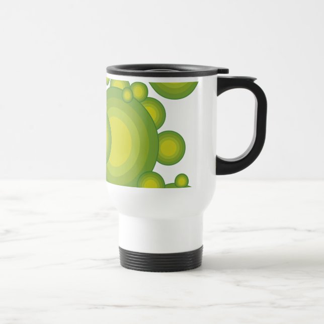 Mug De Voyage Le style années 70 vert (Droite)