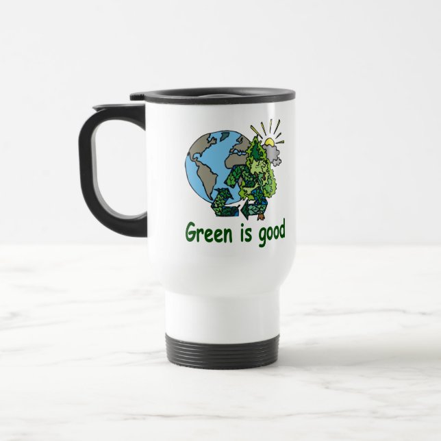 Mug De Voyage Le vert est bon (Gauche)