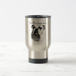 Mug De Voyage Le visage joyeux de Bulldog