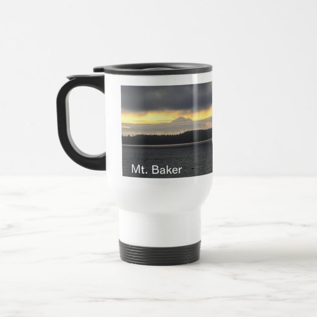 Mug De Voyage Le volcan du Mont Baker (Gauche)