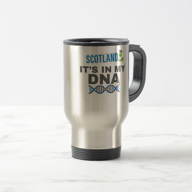 Mug De Voyage L'Écosse, un cadeau pour le patrimoine écossais (Devant droit)