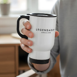 Mug De Voyage Legendaddy depuis pour légendaire Dads minimaliste