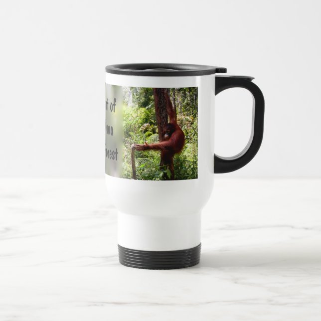 Mug De Voyage Legs de conservation de forêt tropicale de faune (Droite)