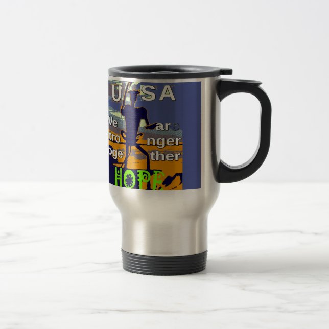 Mug De Voyage L'élection américaine de 2016 Hillary Clinton espè (Droit)