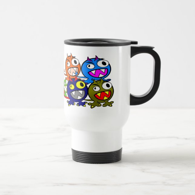 Mug De Voyage Les amis du monstre d'Halloween (Droite)