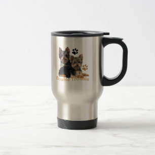 Mug De Voyage Les cadeaux à deux problèmes du Yorkshire Terrier