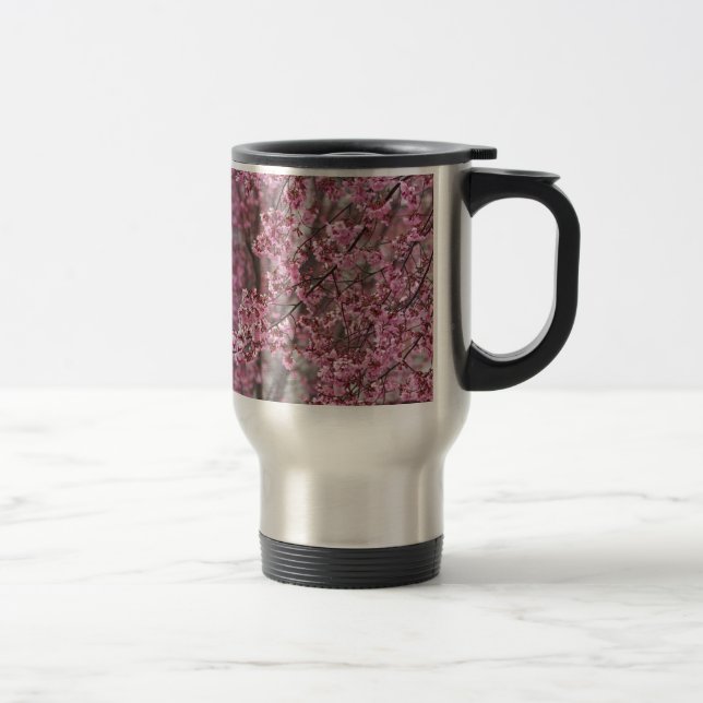 Mug De Voyage Les fleurs de cerisiers Sakura sont roses (Droit)