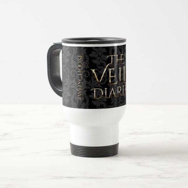 Mug De Voyage Les journaux intimes de voile graphiques (Devant gauche)