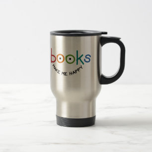 Mug De Voyage Les livres me rendent heureux