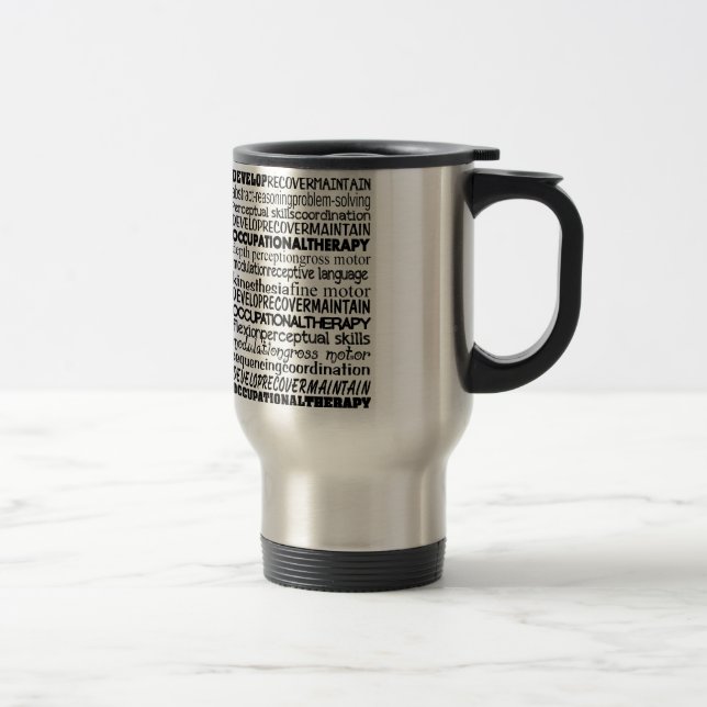 Mug De Voyage Les meilleurs cadeaux d'ergothérapie (Droit)
