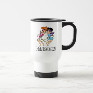 Mug De Voyage Les Pierrafeu   Wilma & Betty Rock Stars