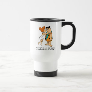 Mug De Voyage Les Pierrafeu Wilma Kissing Fred