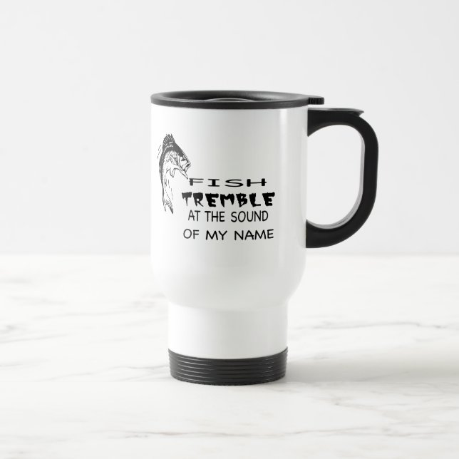 Mug De Voyage les poissons tremblent au bruit de mon nom (Droite)