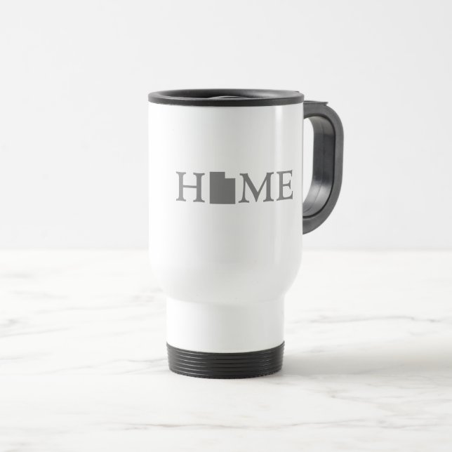 Mug De Voyage L'État d'ORIGINE de l'Utah (Devant droit)