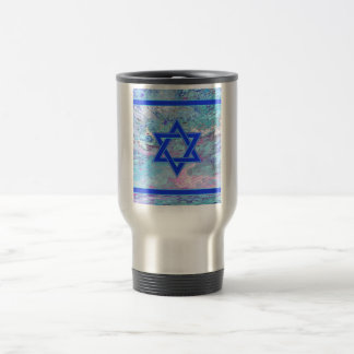 Mug De Voyage L'étoile de David sur le marbre