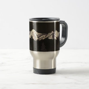 Mug De Voyage L'étoile du Nord au-dessus de la Corne des élans