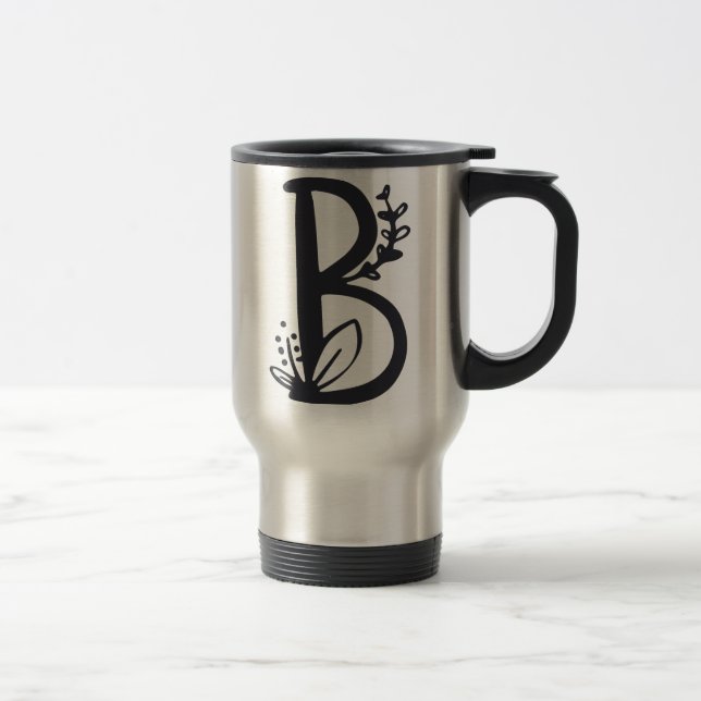 Mug De Voyage Lettre B (Droit)