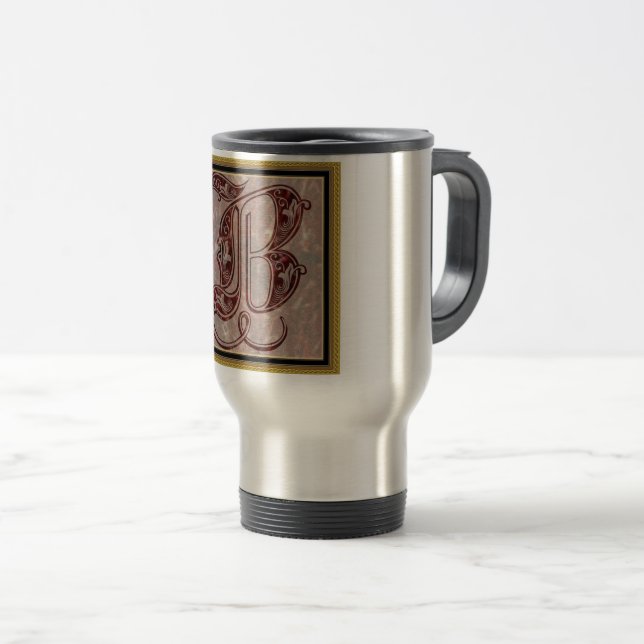 Mug De Voyage Lettre B (Devant droit)