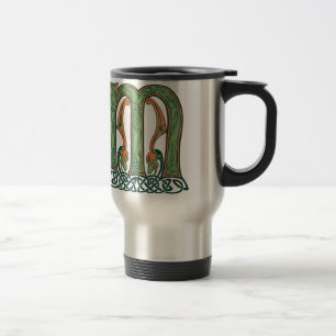 Mug De Voyage LETTRE Céleste M, Design irlandais