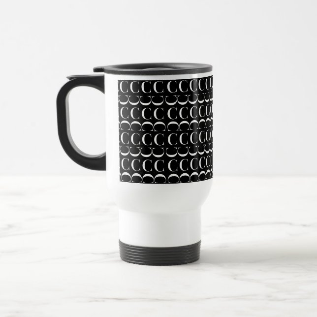 Mug De Voyage Lettre initiale C (Gauche)