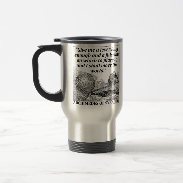 Mug De Voyage Levier d'Archimède (Gauche)