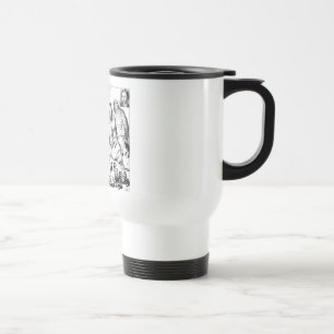 Mug De Voyage Lewis Carroll Looking Glass Illustration & quota
