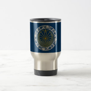 Mug De Voyage L'homme dans le Maze - Ornement or argent