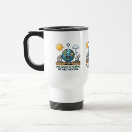 Mug De Voyage L'Horloge Tourne | Sensibilisation Écologique Terr