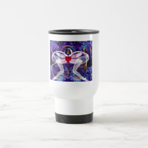 Mug De Voyage Libellule Psychédélique Surréaliste
