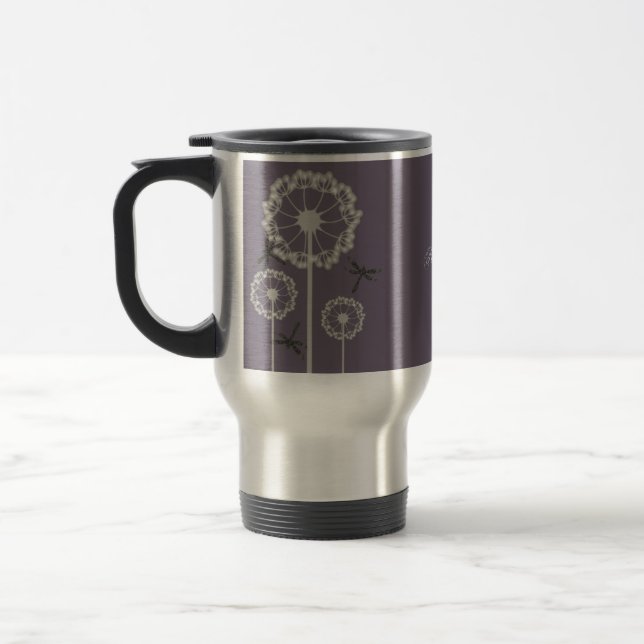 Mug De Voyage libellules violettes Voyage Musique (Gauche)
