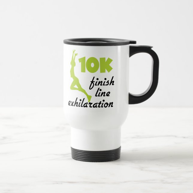 Mug De Voyage Ligne de finition verte 10 000 (Droite)