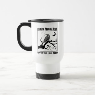 Mug De Voyage lignes Avant Bros Citation Drôle Humour d'Oiseau