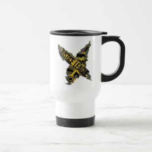 Mug De Voyage Ligue de Justice   Symboles de la Ligue et de l'éq