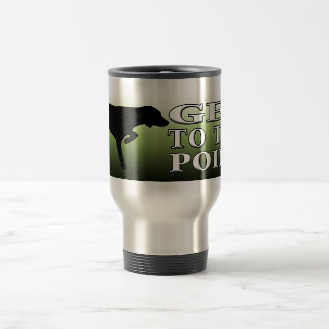 Mug De Voyage L'indicateur aux cheveux courts allemand (Centre)