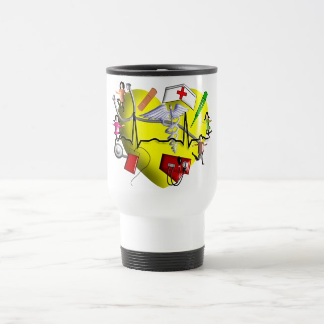 Mug De Voyage L'industrie 3D graphique Cadeau-Adorable (Centre)