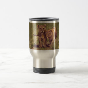 Mug De Voyage Lion Cubs