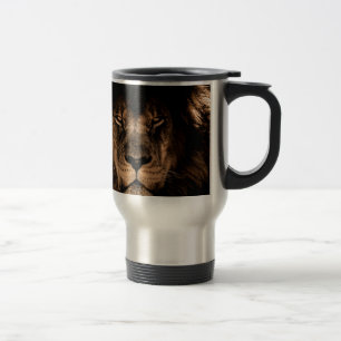 Mug De Voyage lion d'afrique yeux fermés