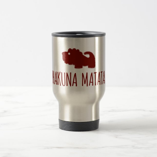 Mug De Voyage Lion de Hakuna Matata (Centre)