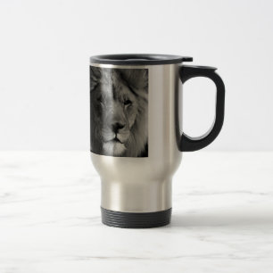 Mug De Voyage Lion noir et blanc