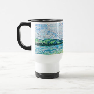 Mug De Voyage Lis dans le lac