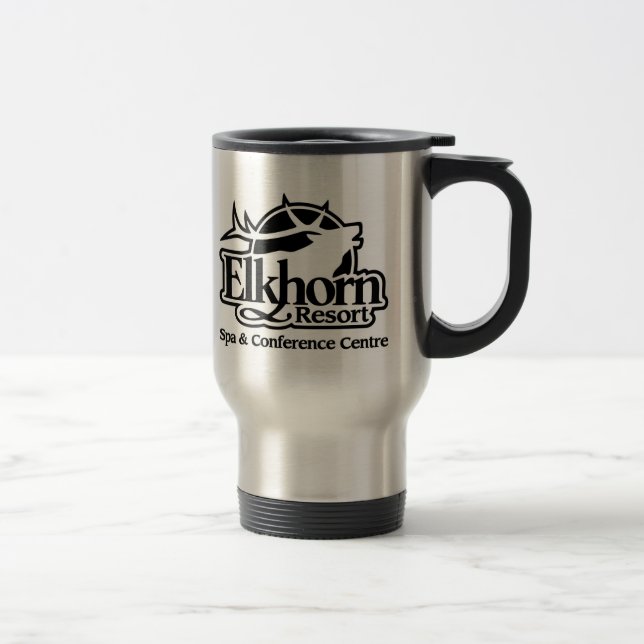 Mug De Voyage logo 2003.black d'elkhorn (Droit)
