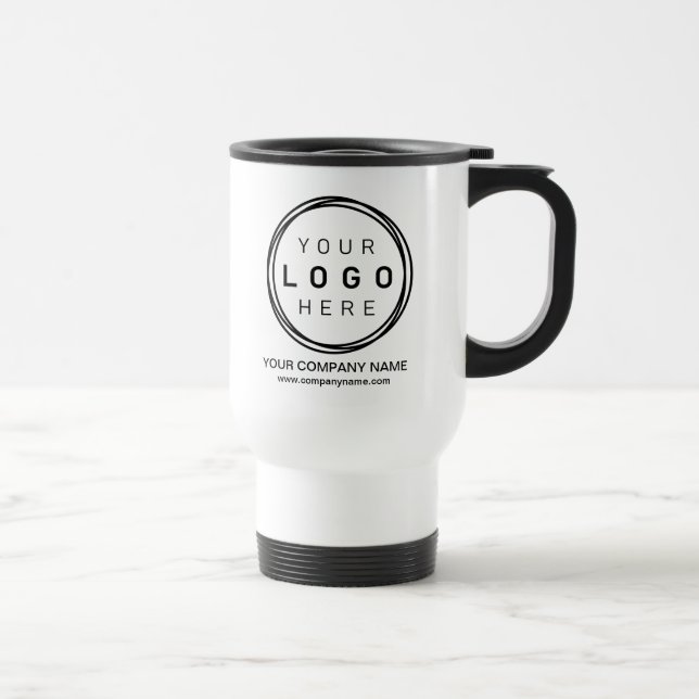 Mug De Voyage Logo d'entreprise personnalisé (Droite)