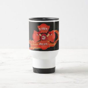 Mug De Voyage Logo du service d'incendie
