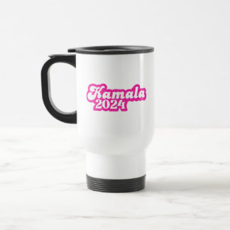 Mug De Voyage Logo Kamala Harris girly Pink 2024