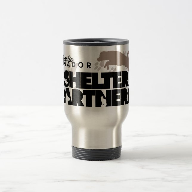 Mug De Voyage Logo personnalisé des partenaires SHELTER (Centre)