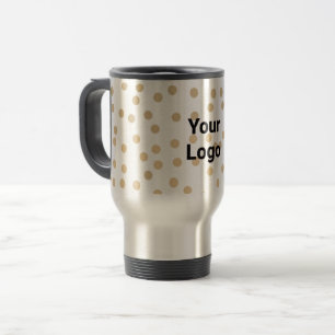 Mug De Voyage Logo personnalisé simple et élégant ici société