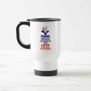 Mug De Voyage Logo Symbole TVUC Chalice, l'amour est l'esprit