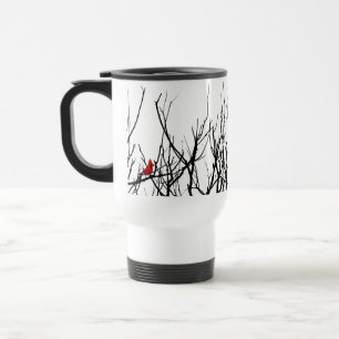Mug De Voyage L'oiseau rouge par des poivrons de Leslie